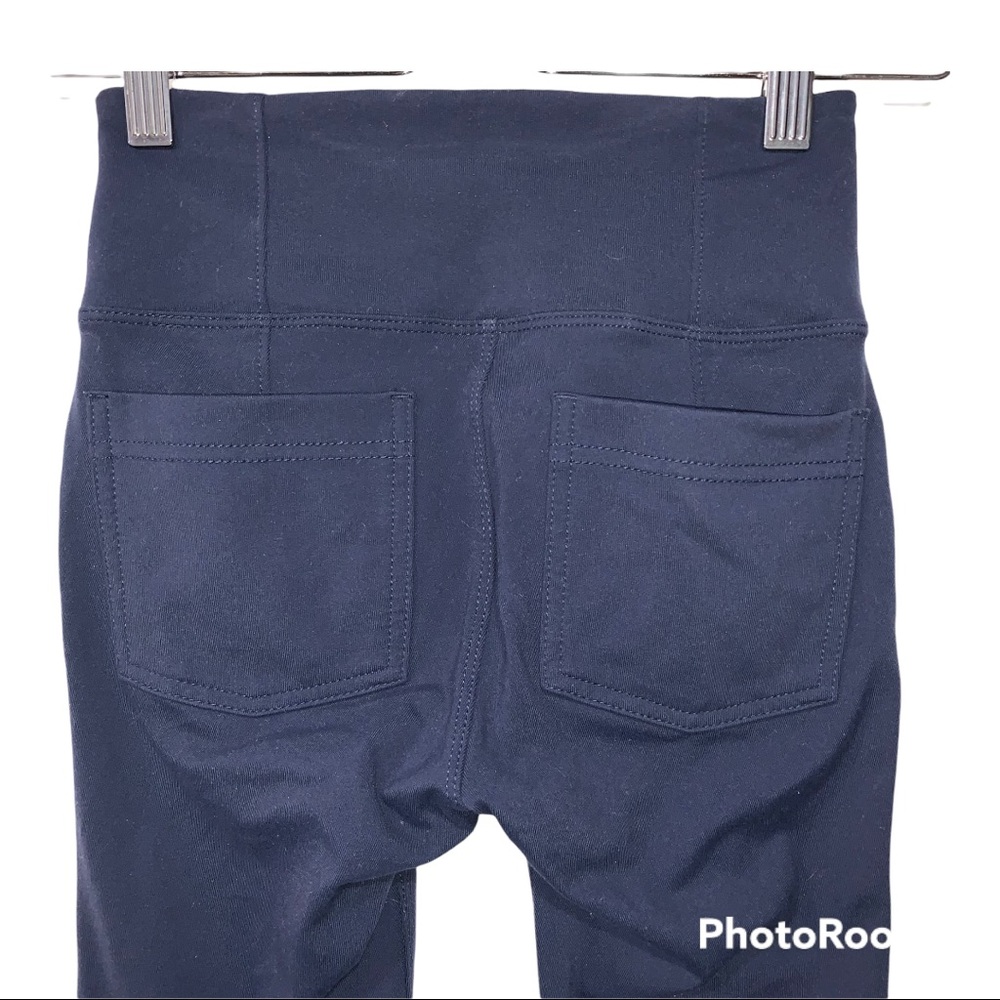 Athleta Metro High Waist Leggings Activewear Navy Blue Sz XXS - Picture 8 of 9